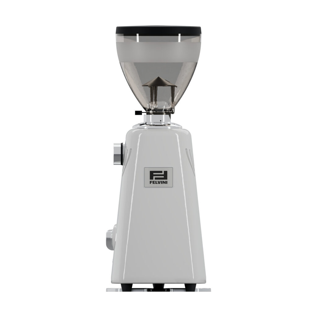 Felvini Grande JX-680P 74 mm Tartılı Espresso Kahve Değirmeni — Beyaz · Görsel 3