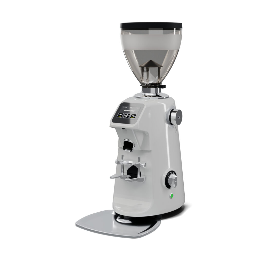 Felvini Grande JX-680P 74 mm Tartılı Espresso Kahve Değirmeni — Beyaz · Görsel 4